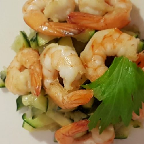 TRaiteur Marseille Dimitri Salade de Crevettes